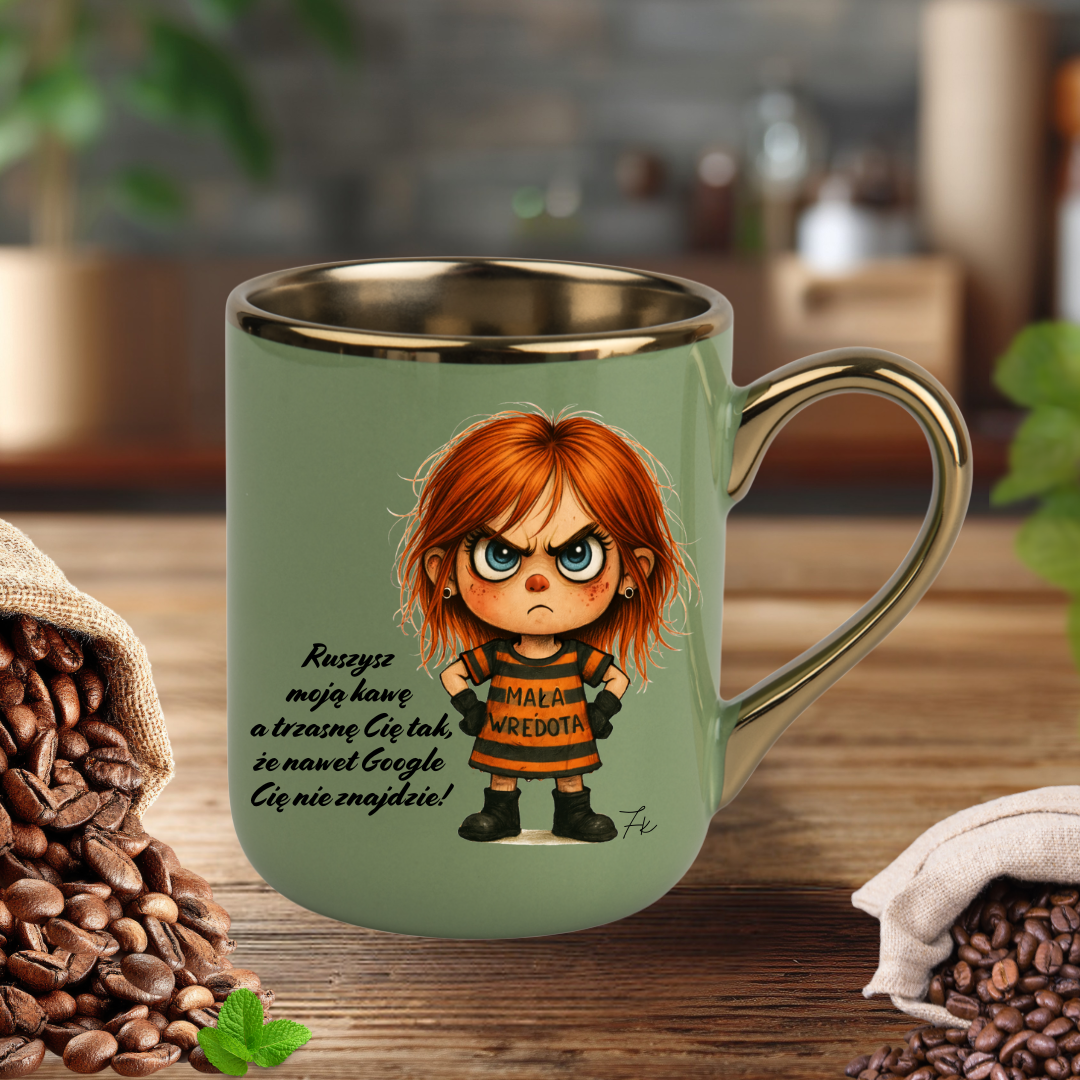 KUBEK COFFE / ELEGANT 330ml Kolekcja - "Mała Wredota"