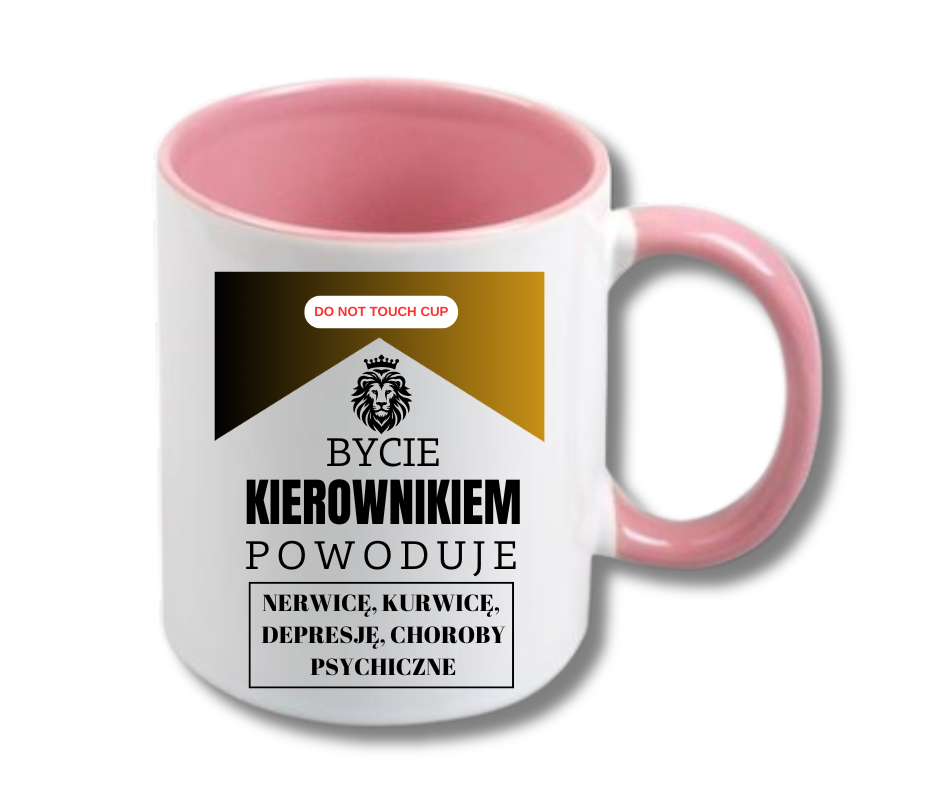 KUBEK Klasyczny 330ml dla KIEROWNIKA Zawód / Stanowisko - obrazek 3