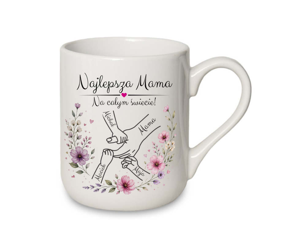 KUBEK COFFE / ELEGANT 330ml NA DZIEŃ MATKI 3dzieci - obrazek 3