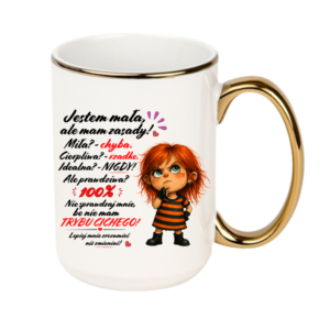 KUBEK MEGA ELEGANT 440ml Jestem Mała