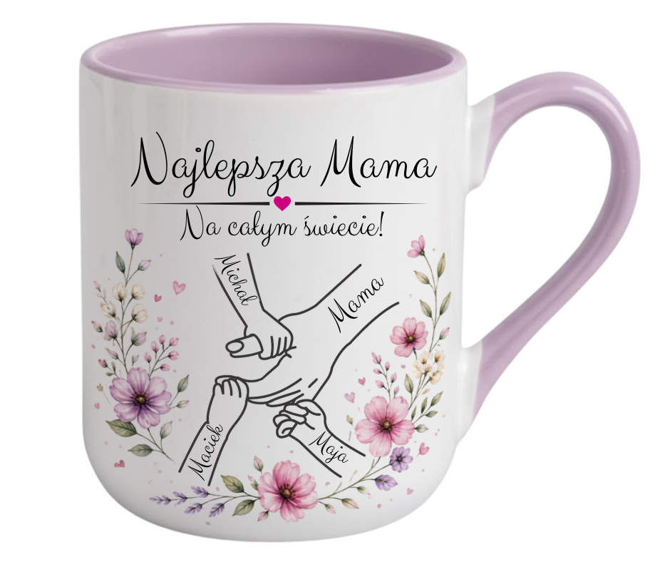 KUBEK COFFE / ELEGANT 330ml NA DZIEŃ MATKI 3dzieci - obrazek 5