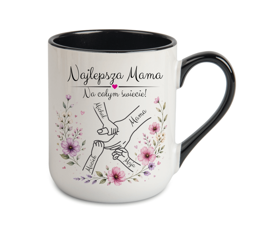 KUBEK COFFE / ELEGANT 330ml NA DZIEŃ MATKI 3dzieci - obrazek 4