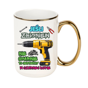 KUBEK MEGA ELEGANT 440ml Zabawny dla Zbyszka (+dowolne imię)