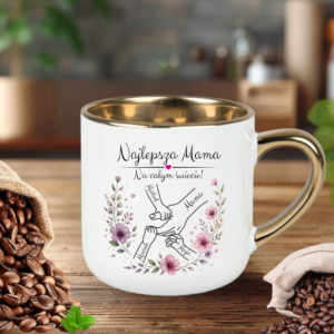 KUBEK MEGA ELEGANT 400ml NA DZIEŃ MATKI 3dzieci