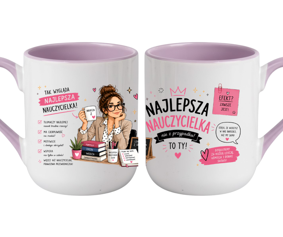 KUBEK COFFE / ELEGANT 330ml KUBEK DLA NAUCZYCIELKI - obrazek 2