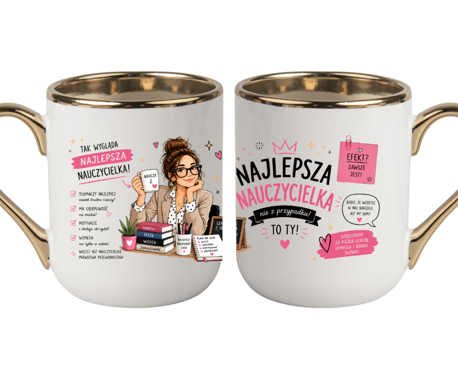 KUBEK COFFE / ELEGANT 330ml KUBEK DLA NAUCZYCIELKI - obrazek 5