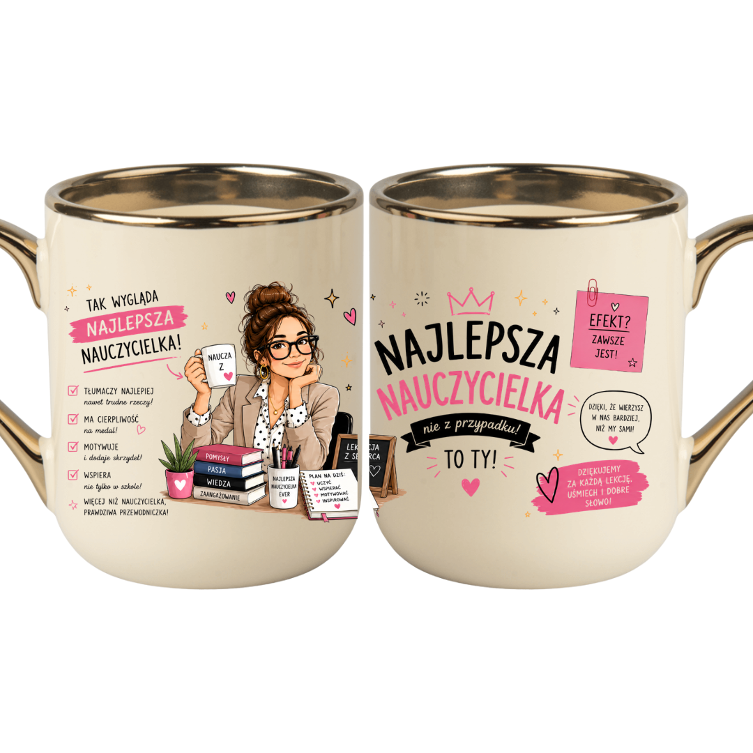 KUBEK COFFE / ELEGANT 330ml KUBEK DLA NAUCZYCIELKI - obrazek 6