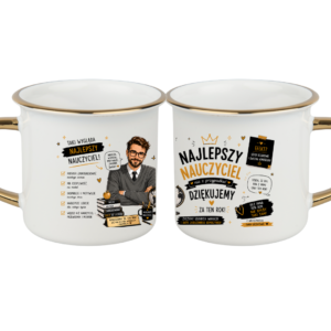 KUBEK CAMPER ELEGANT 275ml NAJLEPSZY NAUCZYCIEL NA ZAKOŃCZENIE ROKU PREZENT