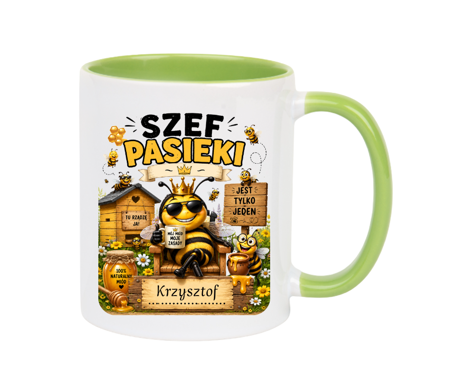 KUBEK Klasyczny 330ml DLA PSZCZELARZA