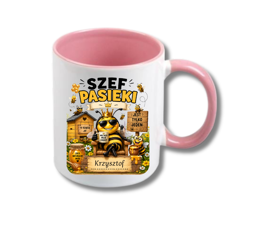 KUBEK Klasyczny 330ml DLA PSZCZELARZA - obrazek 4