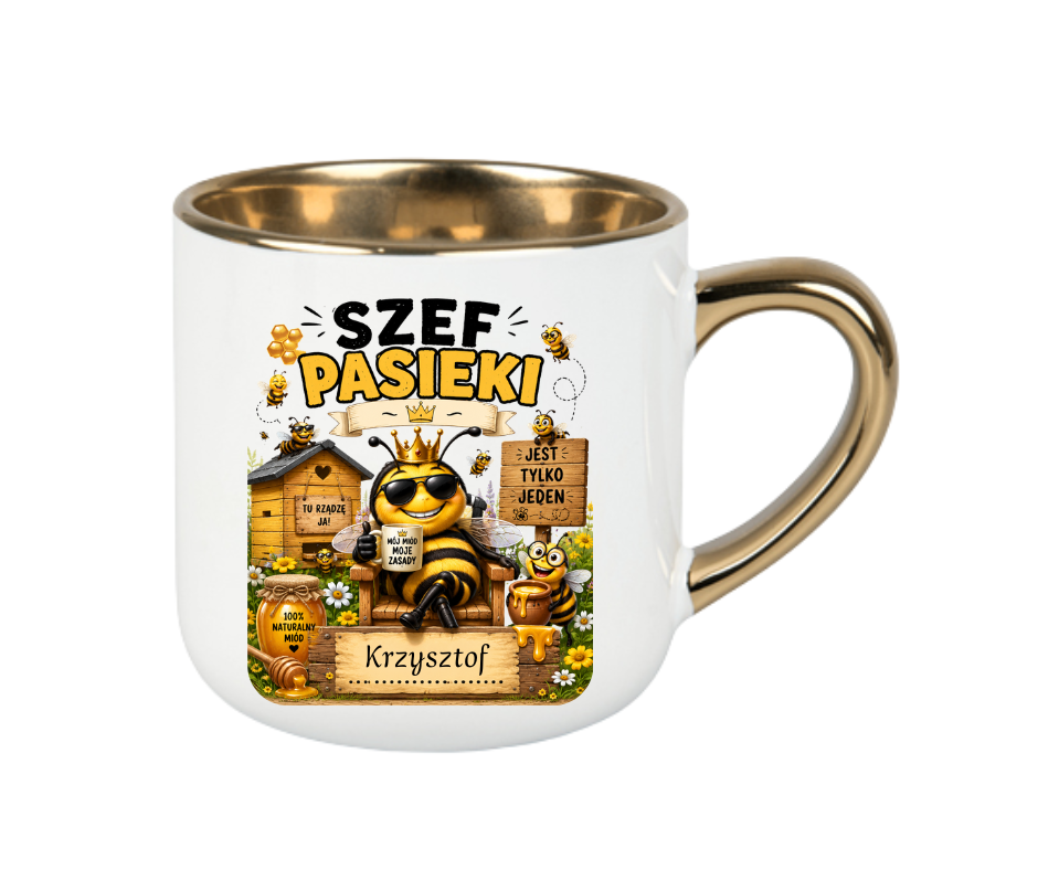 KUBEK MEGA ELEGANT 400ml DLA PSZCZELARZA