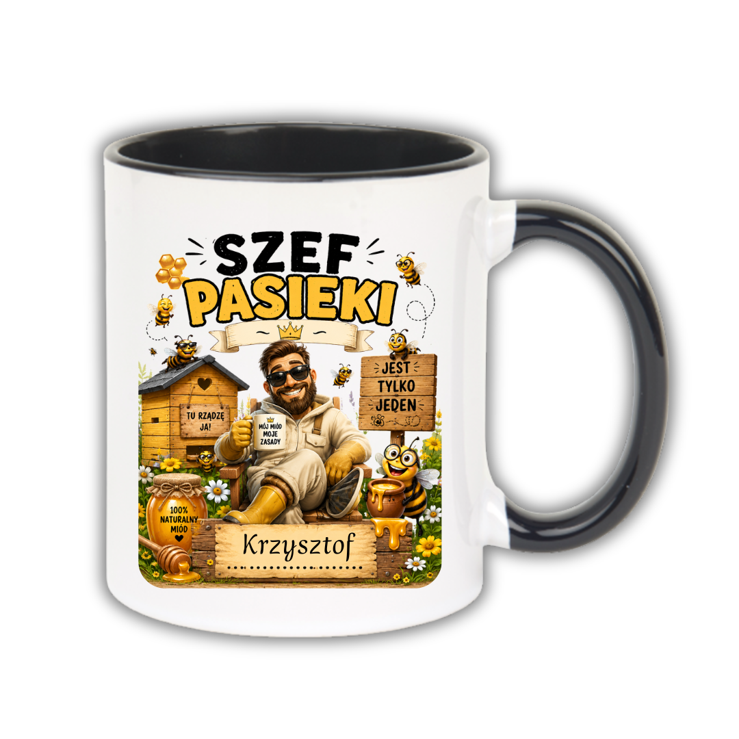 KUBEK Klasyczny 330ml DLA PSZCZELARZA - obrazek 3