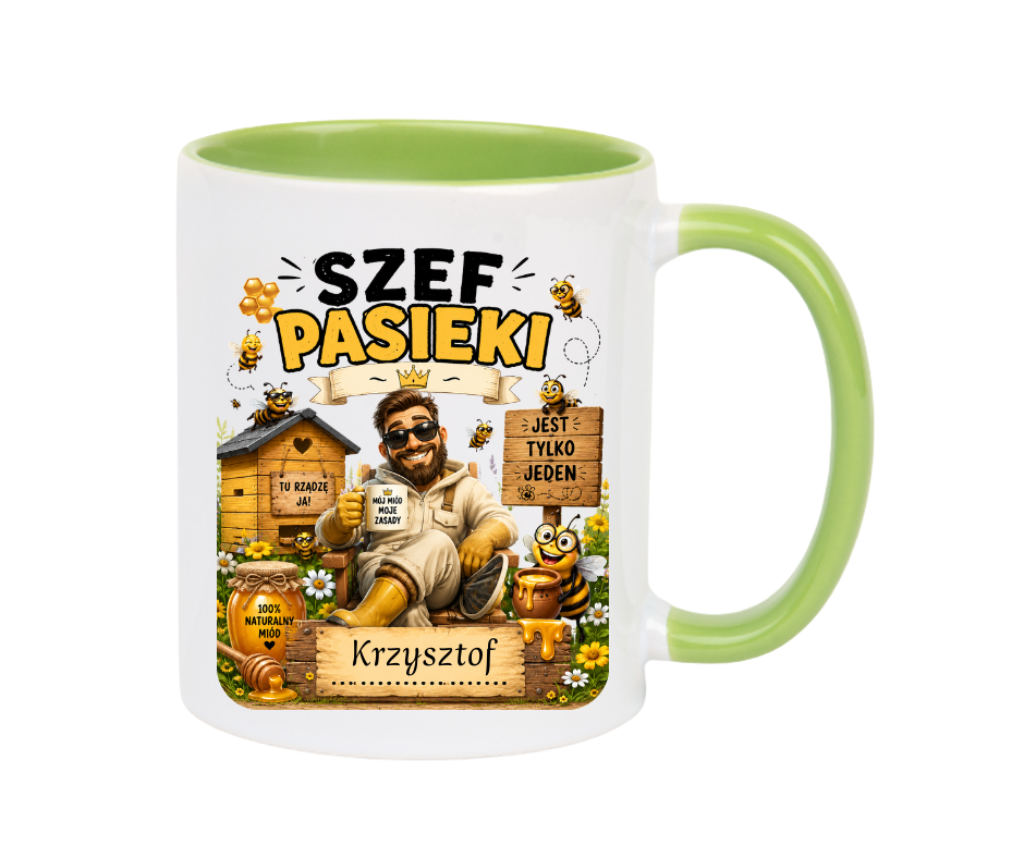 KUBEK Klasyczny 330ml DLA PSZCZELARZA - obrazek 4