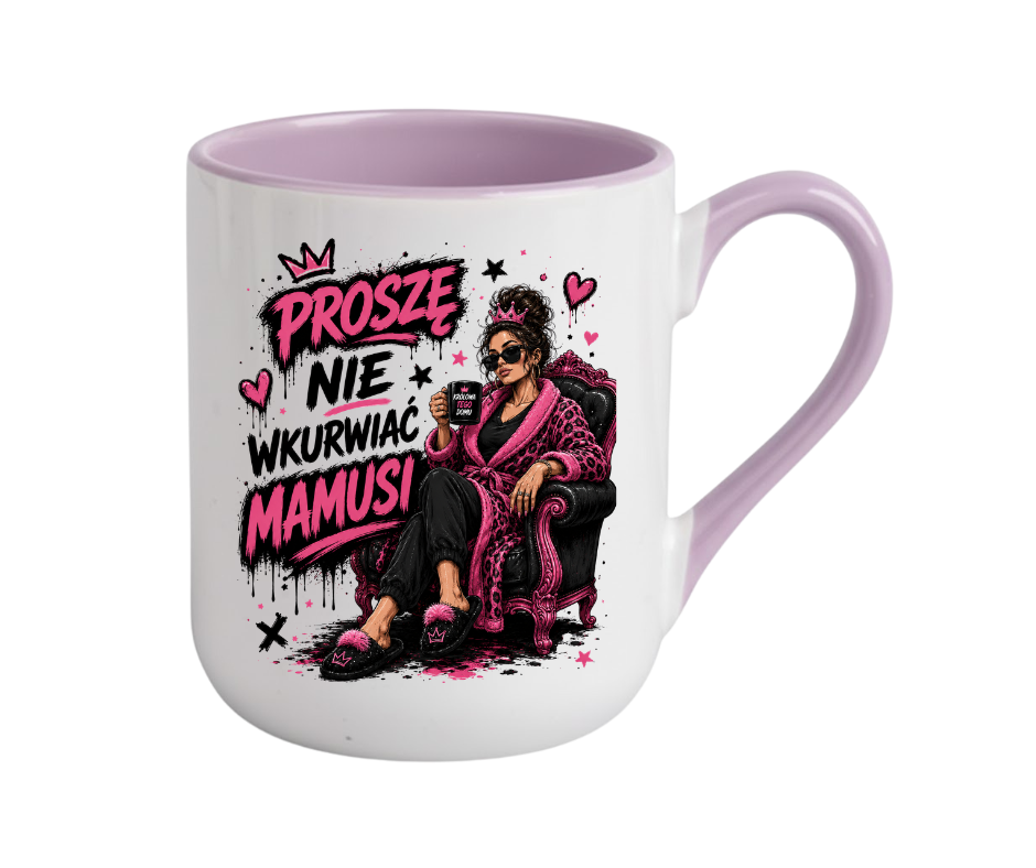 KUBEK COFFE / ELEGANT 330ml NIE WKU#WIAJ MAMUSI ZABAWNY PREZENT PERSONALIZACJA - obrazek 2