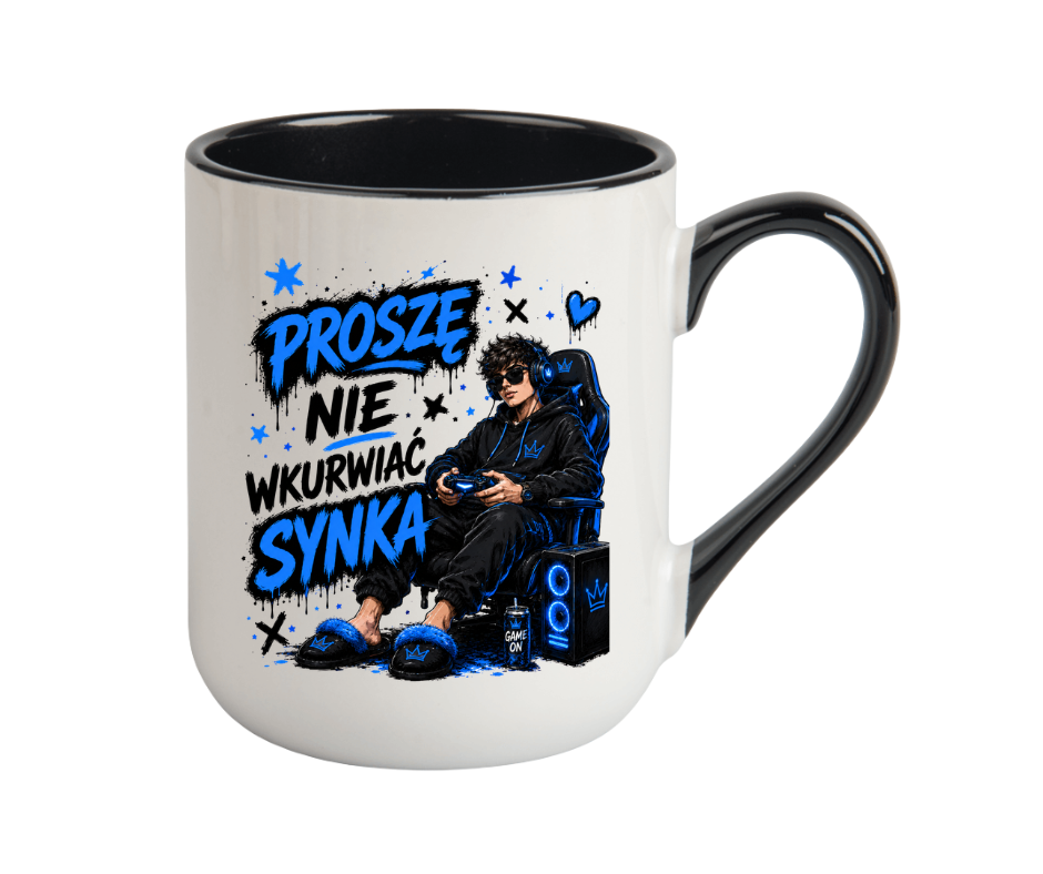 KUBEK COFFE / ELEGANT 330ml NIE WKU#WIAJ SYNKA ZABAWNY PREZENT PERSONALIZACJA