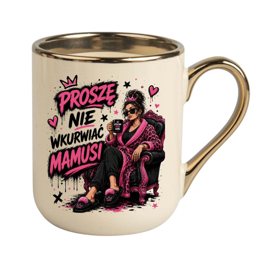 KUBEK COFFE / ELEGANT 330ml NIE WKU#WIAJ MAMUSI ZABAWNY PREZENT PERSONALIZACJA - obrazek 4