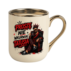 KUBEK COFFE / ELEGANT 330ml NIE WKU#WIAJ TATUSIA ZABAWNY PREZENT PERSONALIZACJA