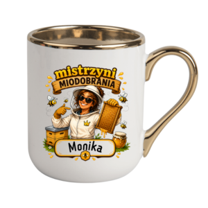 KUBEK COFFE / ELEGANT 330ml DLA PSZCZELARZA + imię Personalizacja