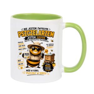 KUBEK Klasyczny 330ml DLA PSZCZELARZA