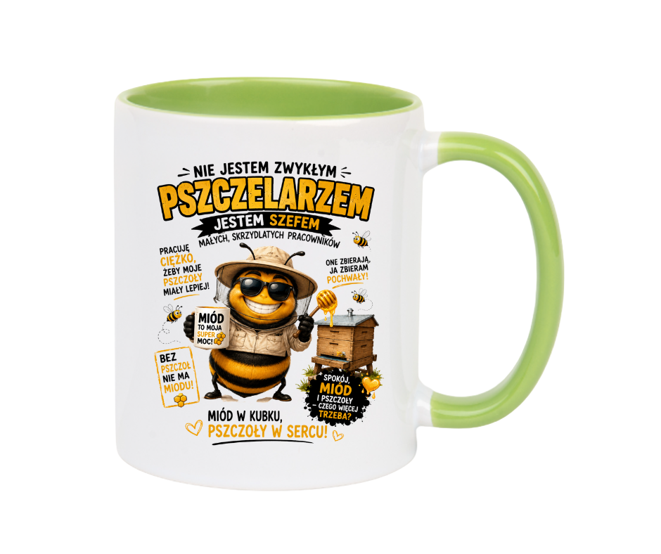 KUBEK Klasyczny 330ml DLA PSZCZELARZA