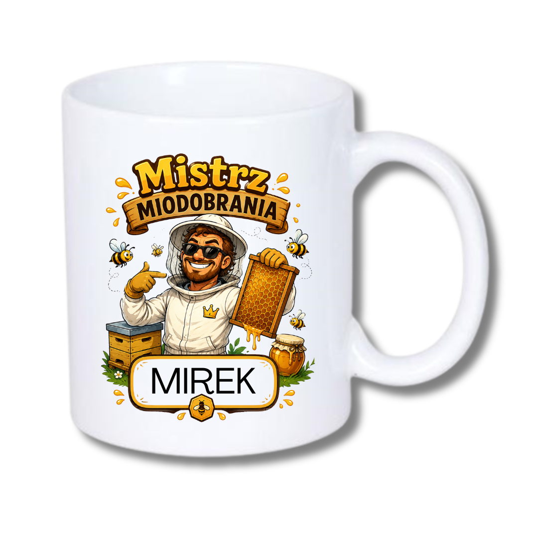 KUBEK Klasyczny 330ml DLA PSZCZELARZA