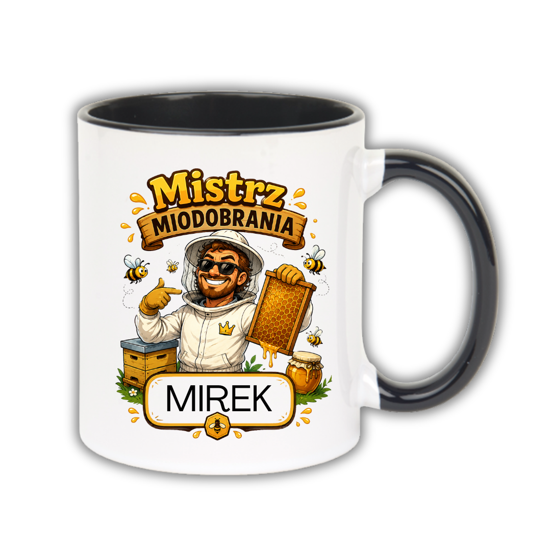 KUBEK Klasyczny 330ml DLA PSZCZELARZA - obrazek 3