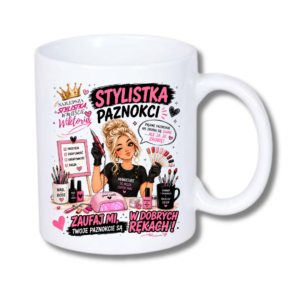 KUBEK Klasyczny 330ml DLA STYLISTKI PAZNOKCI