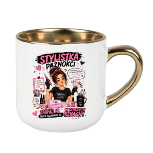 KUBEK MEGA ELEGANT 400ml DLA STYLISTKI PAZNOKCI